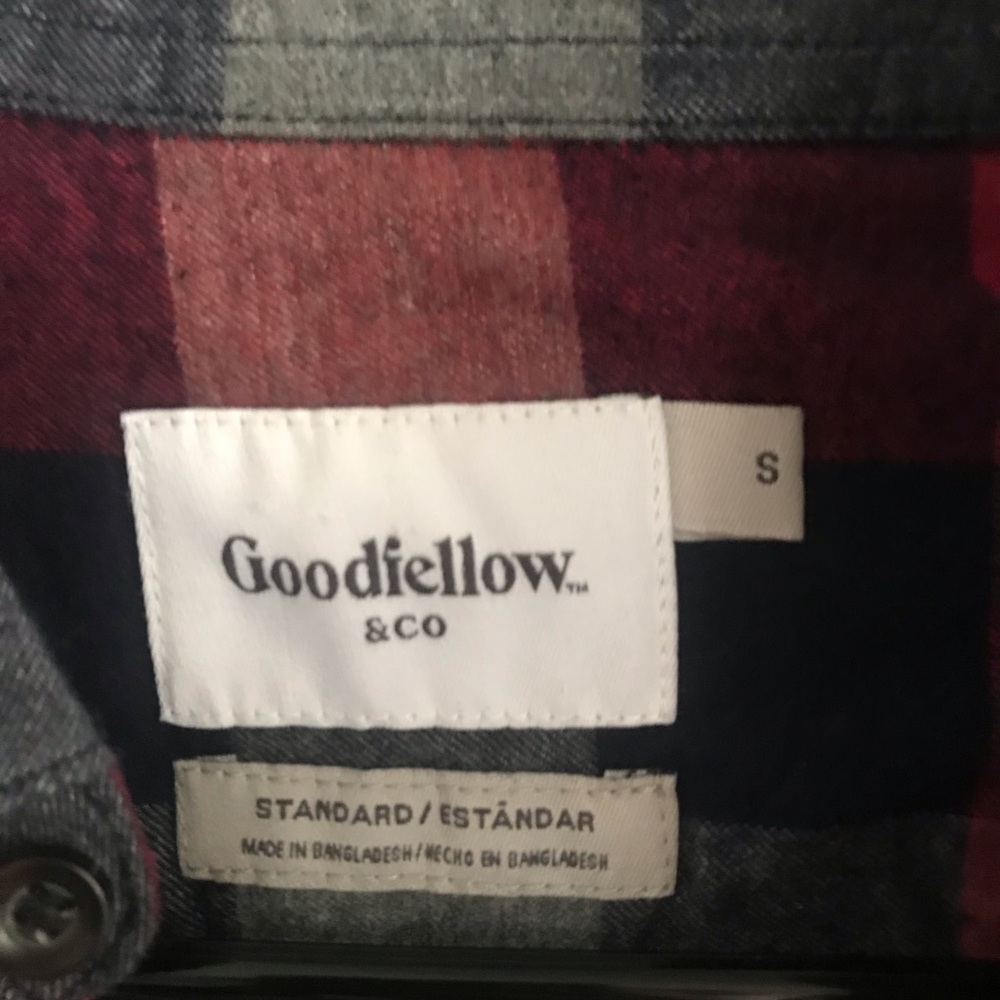 🌈Red blue flannel - Picture 2 of 3